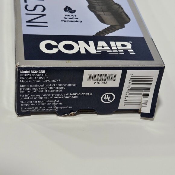 Conair Instant Heat 3/4" Styling Brush Ceramic Open Box New Tested - Picture 3 of 4